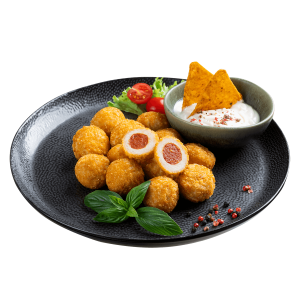 VALDOR Salsa szószos minigolyó tortillás panírban 