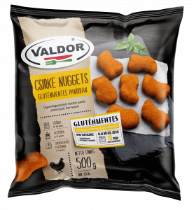 VALDOR Csirke nuggets gluténmentes panírban